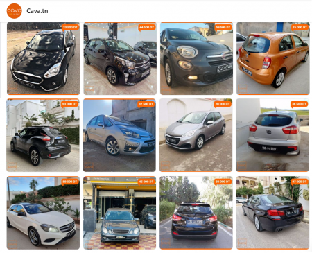 Comment trouver des voitures d'occasion avec un bon prix en Tunisie sur Cava.tn